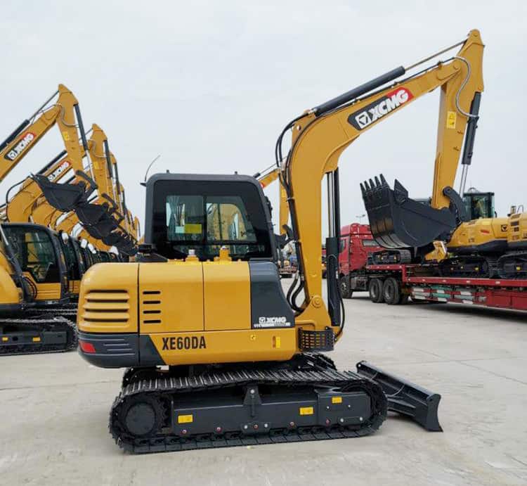 XCMG official 6 ton mini hydraulic crawler excavator XE60DA multifunction excavator machine price