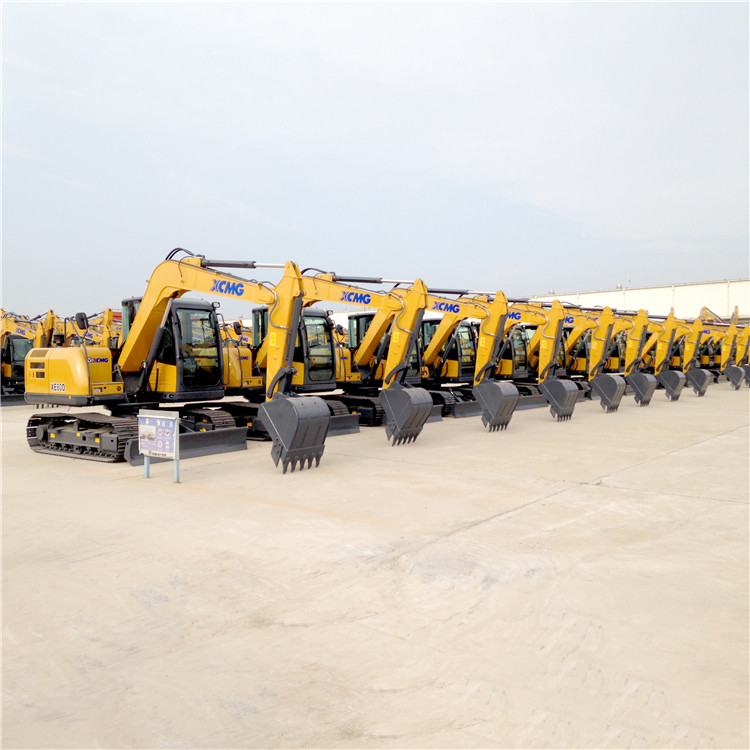 XCMG Mini Digger Excavator Machine XE80DA China 8 Ton Small Track Excavators For Sale