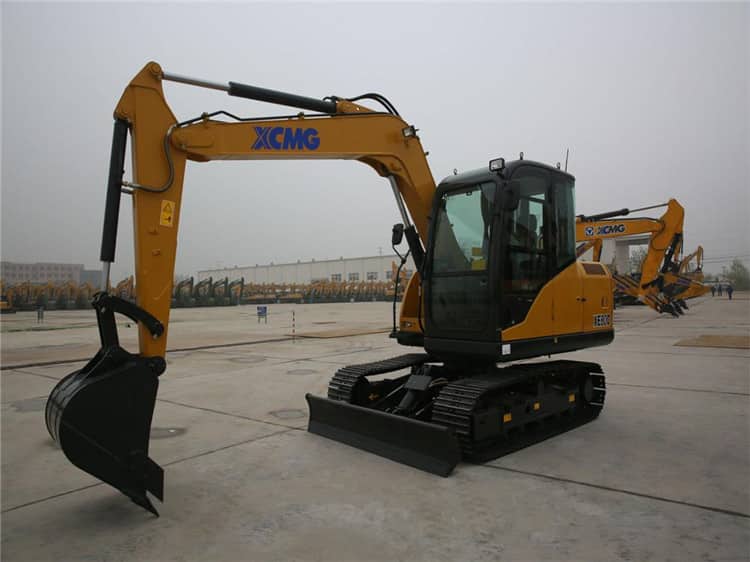 XCMG Mini Digger Excavator Machine XE80DA China 8 Ton Small Track Excavators For Sale