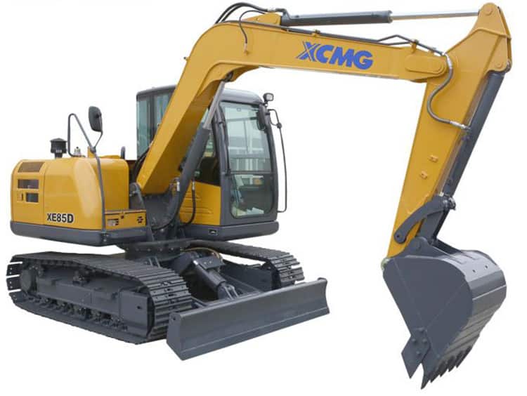 XCMG 8 Ton Small Excavators XE85D Chinese Cheap Crawler Excavator Digger Machine For Sale