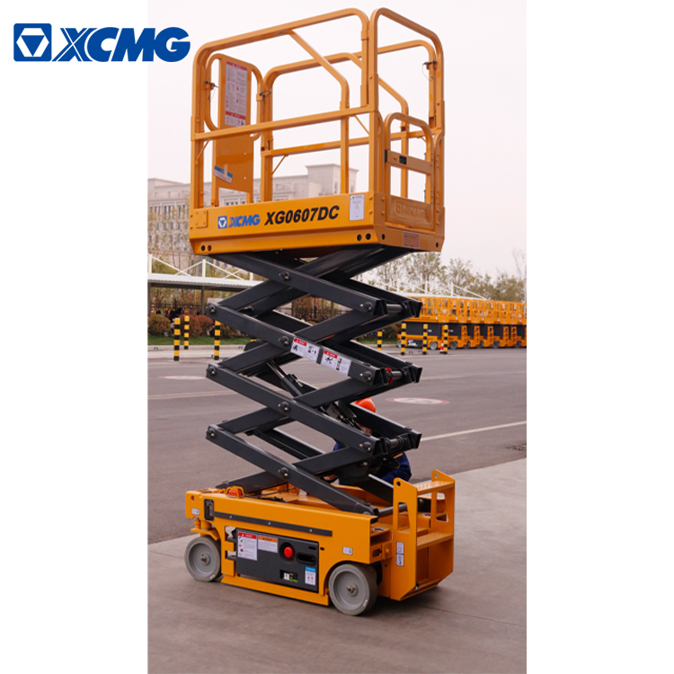 XCMG official 6m electric drive self propelled mobile scissor lift XG0607DC aerial platform price