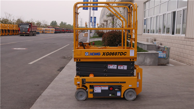 XCMG 6m hydrolic scissor arial platform lift electric XG0607DC