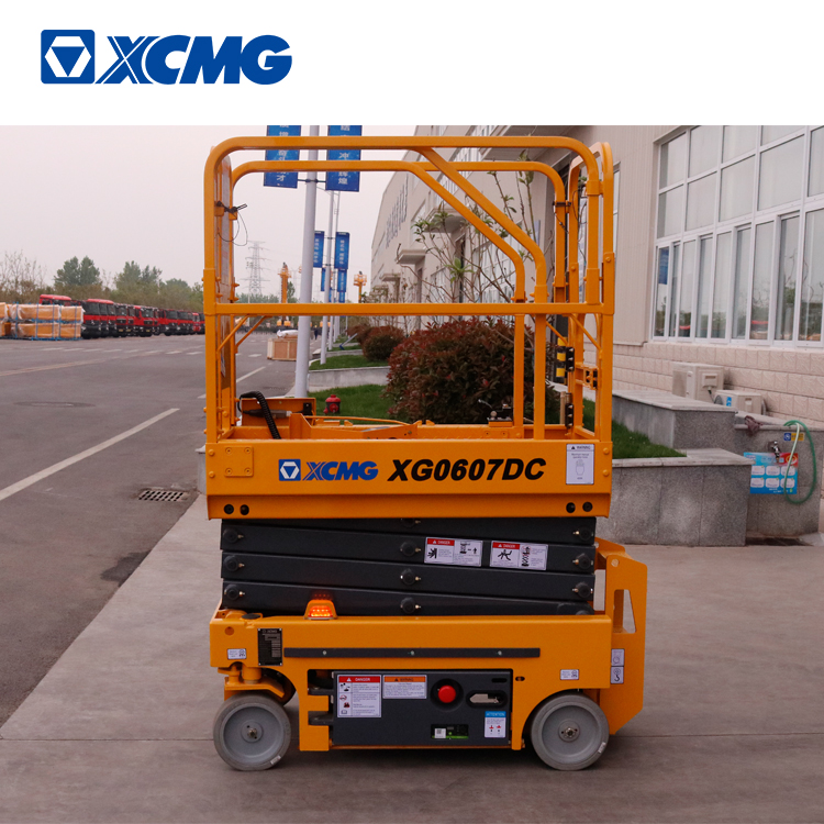 XCMG 6m hydrolic scissor arial platform lift electric XG0607DC