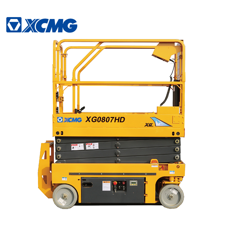 XCMG official 8m small self-propelled scissor lift XG0807HD China electric aerial working platform for sale