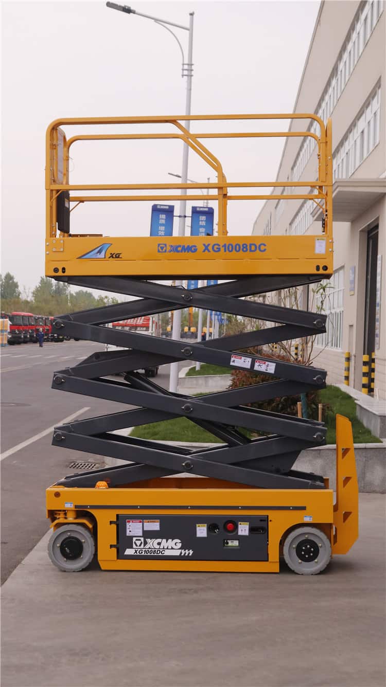 XCMG official 10m self propelled electric scissor lift XG1008DC equipment factory price for sale