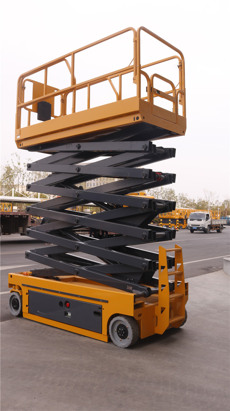 XCMG 10m electric towable scissor aerial working platform manlift