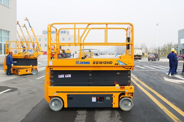 XCMG official 10m XG1012HD hydraulic scissor lift platform price