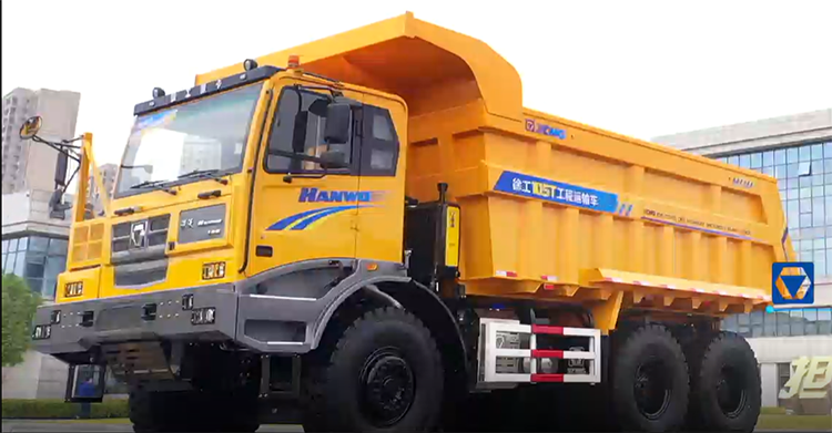 XCMG 100 ton off road widebody dump truck XG105 China new heavy mine dump truck