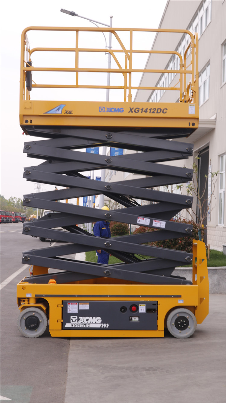 XCMG Manufacturer Lifting Equipment XG1412DC China Brand New 14m Electric Scissor Lift Machine