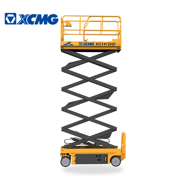 XCMG scissor lift equipment 14m XG1412HD hydraulic electric lifting table