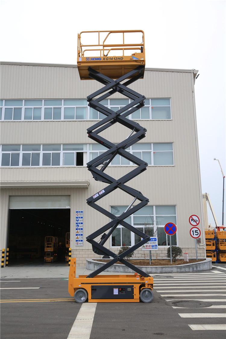 XCMG XG1412HD 14m hydraulic scissor lift elevated work platform price