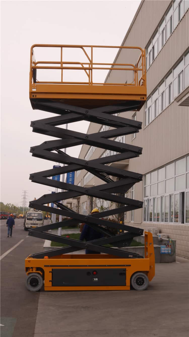 XCMG factory 16m electric scissor lift XG1612DC manlift platform