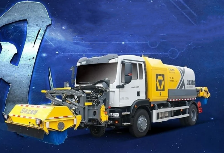 XCMG 4*2 truck cleaning machine XGH5180TXQZ6 China new cleaning trucks for tunnel and wall