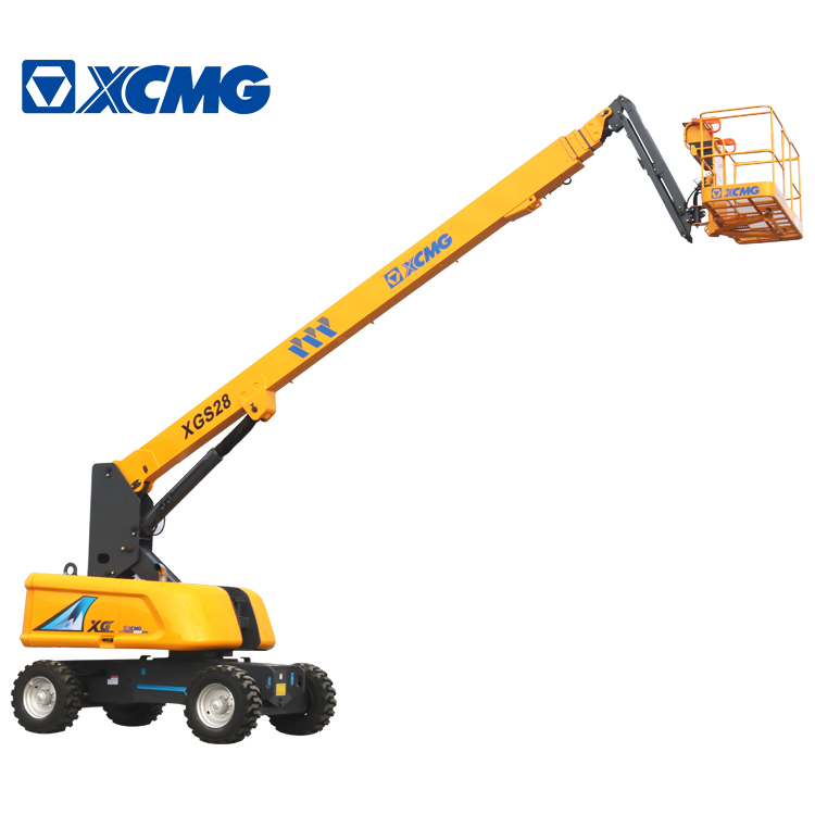 XCMG elevated lift XGS28 28m hydraulic telescopic boom lift