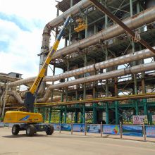 XCMG official XGS28 hydraulic manlift telescopic boom platform price