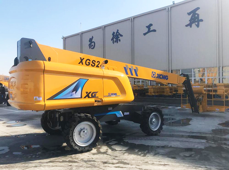 XCMG new 28m self propelled telescopic boom lift XGS28 hydraulic boom lift machine price