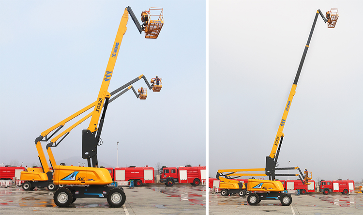 XCMG new 28m self propelled telescopic boom lift XGS28 hydraulic boom lift machine price