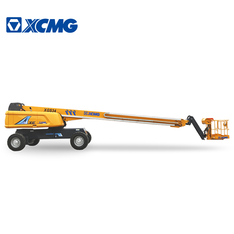 XCMG official XGS34 34m hydraulic manlift telescopic boom platform price