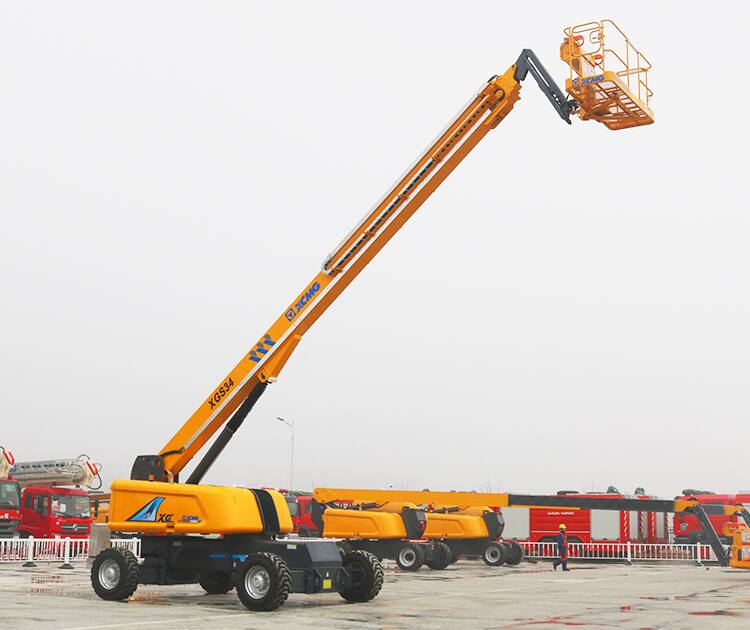 XCMG XGS34 34m mobile telescopic towable boom lift hydraulic price