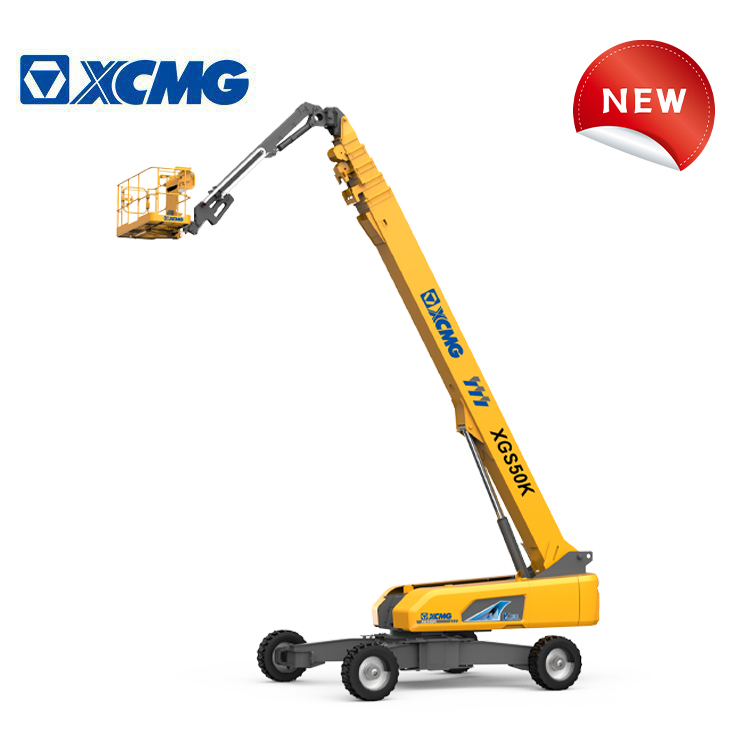 XCMG new telescopic boom lift XGS50K China 50m mobile hydraulic electric telescopic boom lift