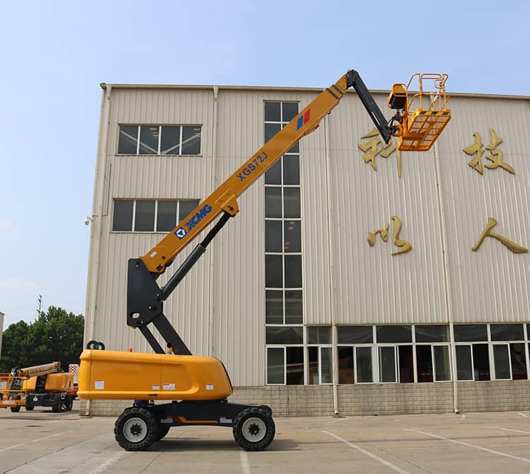 XCMG 24m telescopic boom lift XGS72J China new self propelled hydraulic mobile boom lift for sale