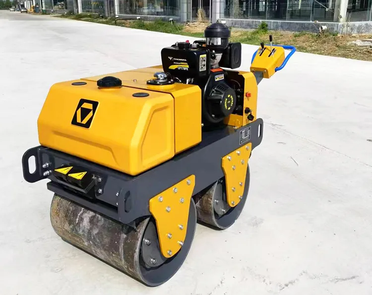 XCMG Factory Hand Operated Roller 530 kg Mini Road Roller Compactor ...