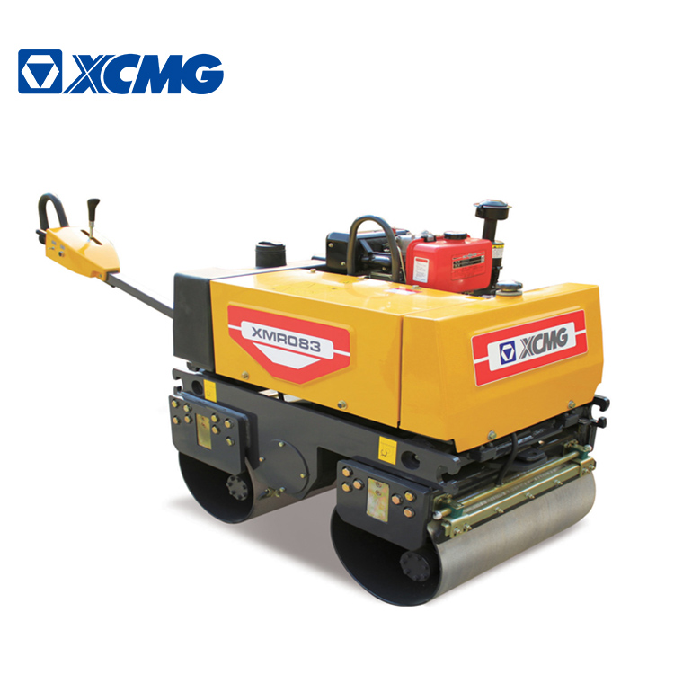 XCMG mini light road roller XMR083 China 1 ton small double drum road roller compactor machine price