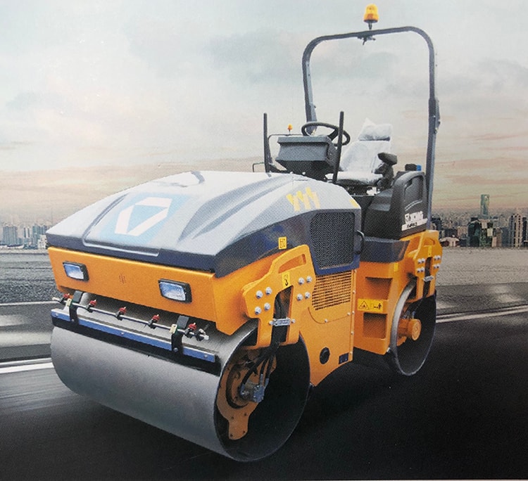 XCMG vibratory road roller 6 ton XMR603 China manual light road roller double drum compactor price