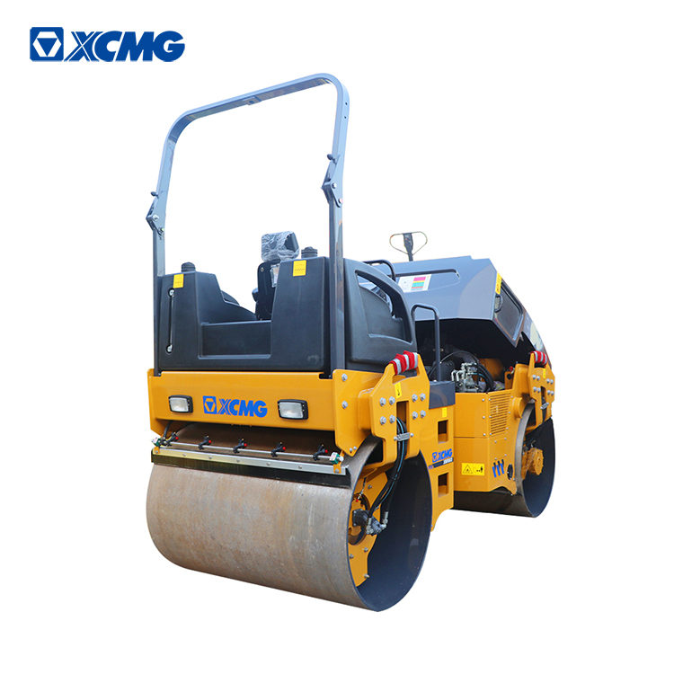 XCMG vibratory road roller 6 ton XMR603 China manual light road roller double drum compactor price