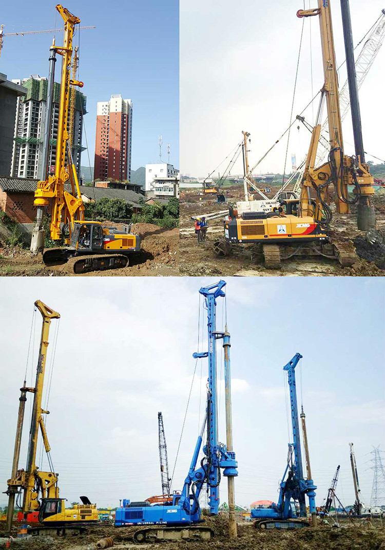 Chinese XCMG portable crawler rotary drilling rig machine XR180D for sale