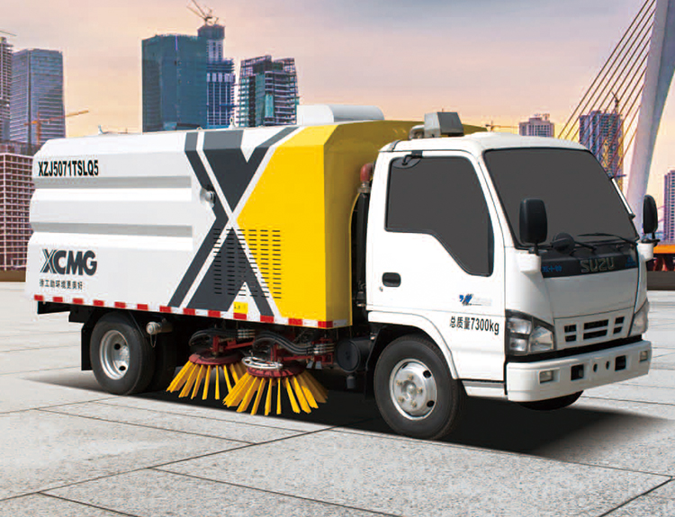 XCMG official 3ton 1300L Sprinkler-Sweeping Truck XZJ5071TSLQ5 Road Sweeper Truck Machine for sale