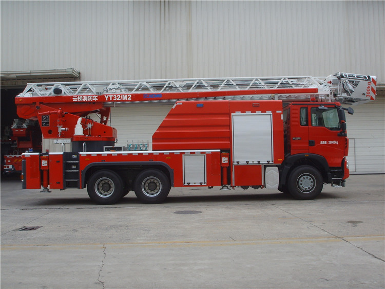 XCMG 32m 6x4 aerial ladder fire truck YT32M2 new hydraulic multifunctional fire truck for sale