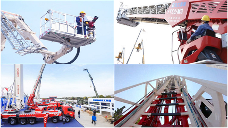 XCMG official 53m fire fighting truck YT53M1 China aerial ladder fire truck with Benz chassis price