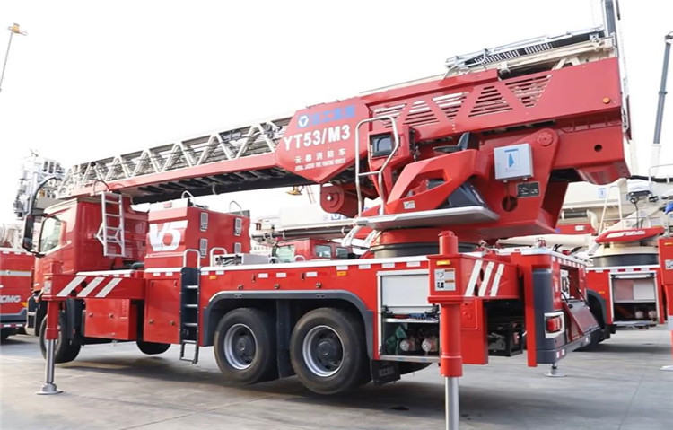 XCMG official 53m fire fighting truck YT53M1 China aerial ladder fire truck with Benz chassis price