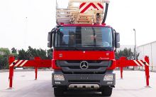 XCMG official 53m fire fighting truck YT53M1 China aerial ladder fire truck with Benz chassis price