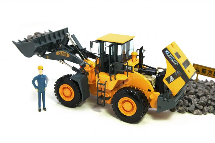 XCMG loader model ZL50G wheel loader metal toy for sale