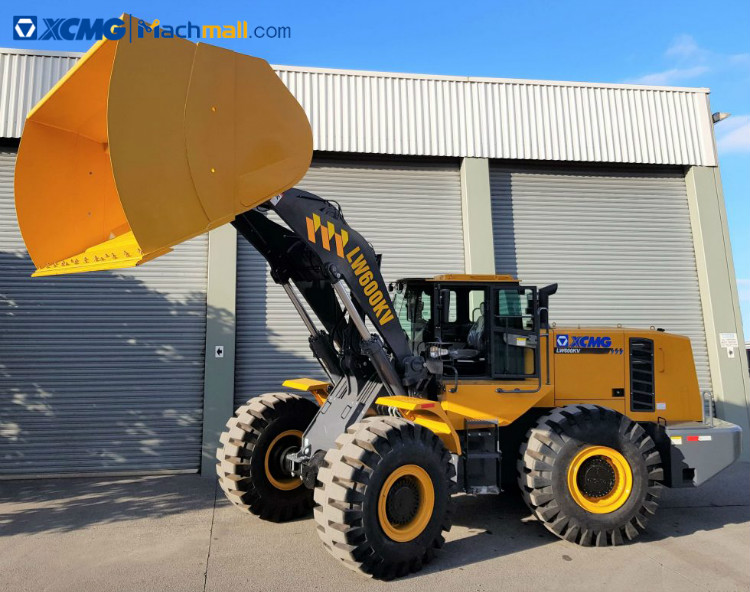 XCMG 6 ton 4.5 cbm 179kw wheel loader LW600KV for sale