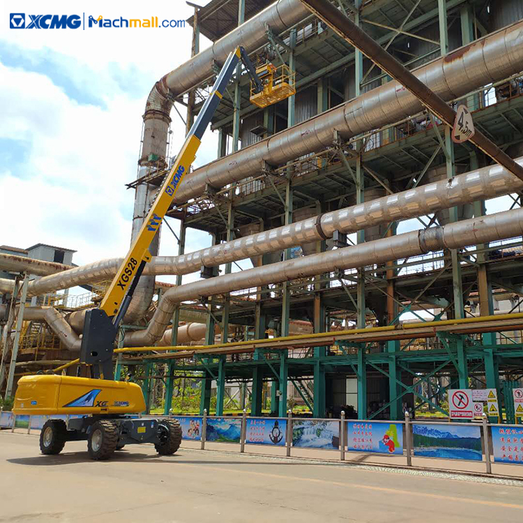 XCMG Official XGS28 Brand New 28m Telescopic Boom Aerial Work Platform for Sale