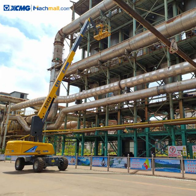 XCMG Official XGS28 Brand New 28m Telescopic Boom Aerial Work Platform for Sale