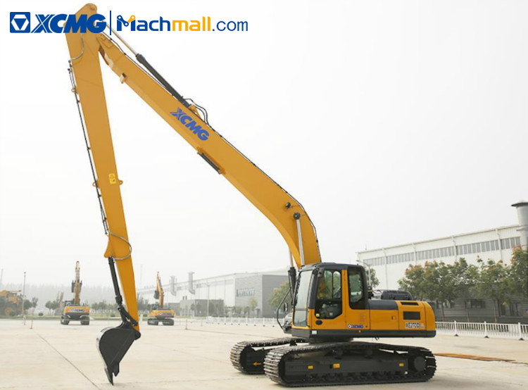 XCMG Max. digging height 12m long arm excavator XE210WLL price