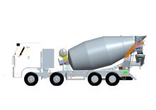 XCMG Schwing Electric Concrete Mixer Truck G4802D China New Mobile Concrete Mixer Truck