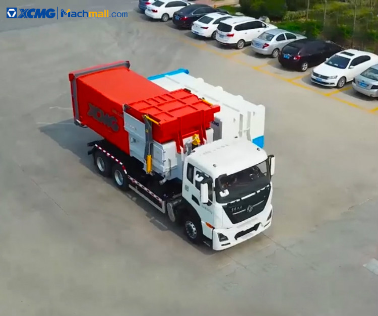 XCMG 12 cubic metre XZJ5160ZXXD5 hook lift garbage truck for