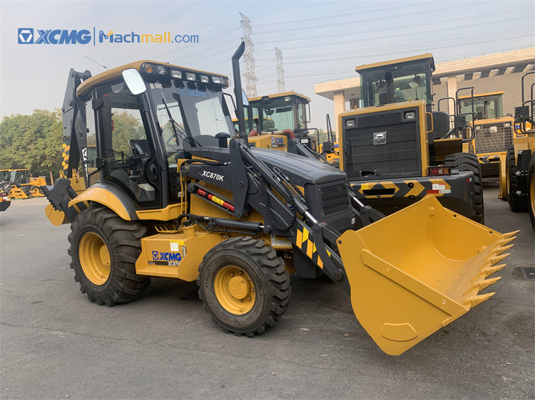 China XCMG 2.5 ton 4*4 retroexcavadora XC870K price