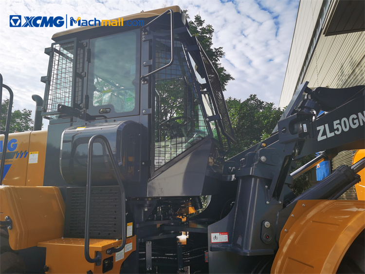 XCMG manufacturer 5 ton loader with Protective Cab Screen with good price