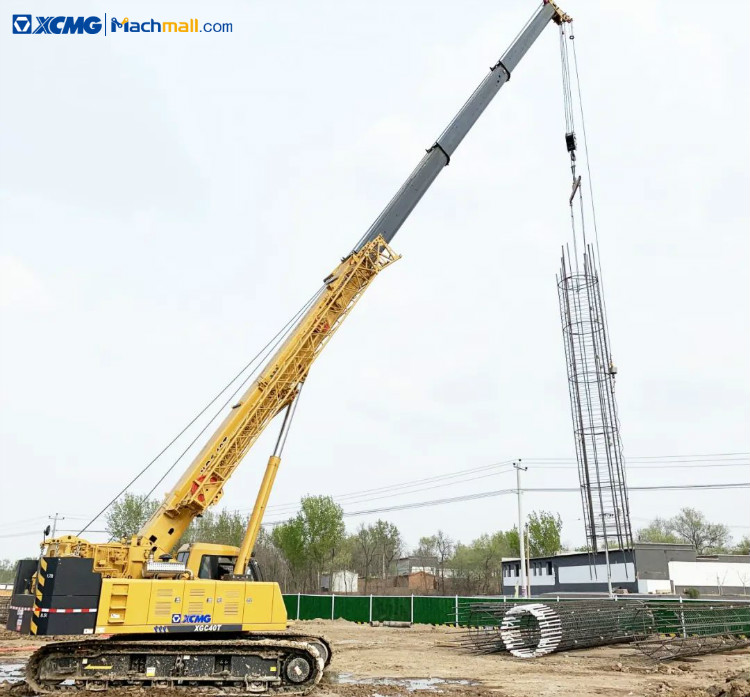 XCMG manufacturer 40 ton mobile crawler boom crane machine for sale