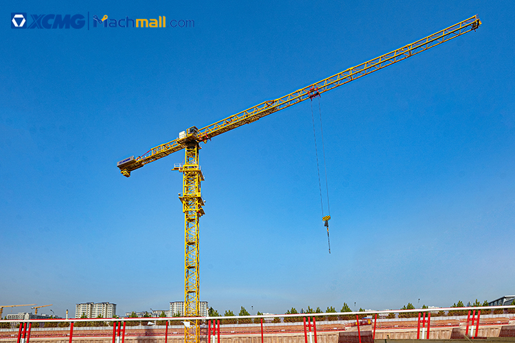 XCMG 25 ton flat top tower crane XGT600-25S with 80m jib length tower crane for sale