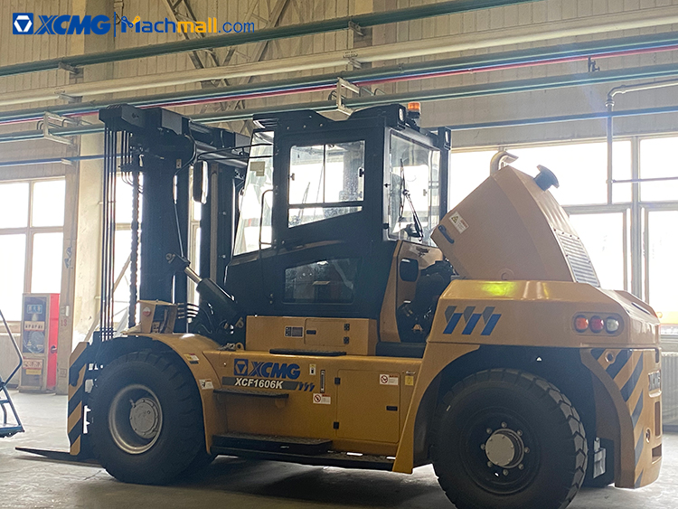 XCMG official new 15 ton forklift with 3-5m mast height for port warehouse price