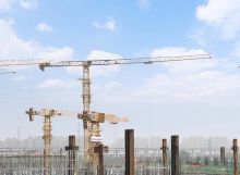 XCMG brand 80m radius 25 ton stationary flat top tower crane XGT600-25S for sale