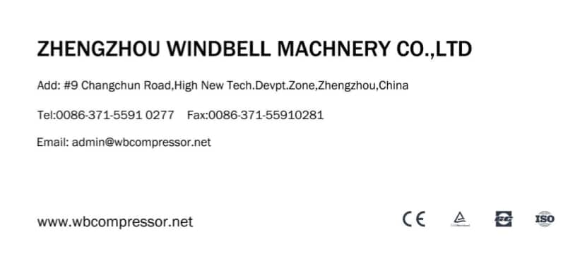 Zhengzhou Windbell Machinery Co.Ltd.  THE EGD185
