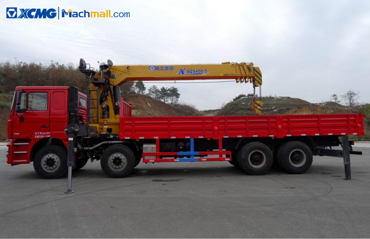 XCMG 8*4 16 ton hydraulic construction mobile truck with crane price